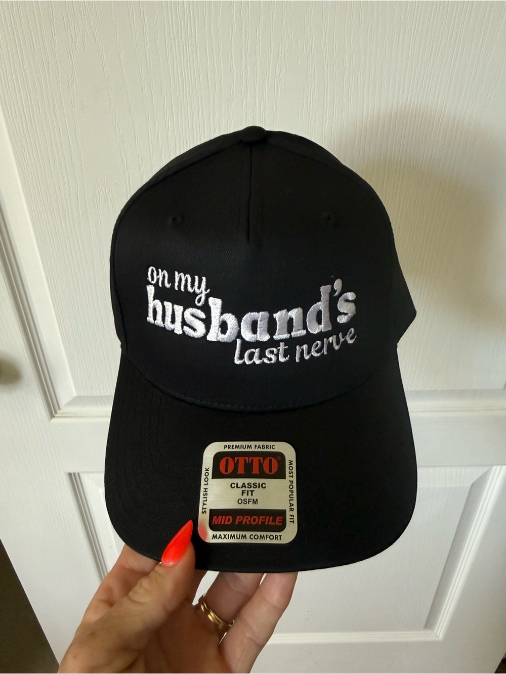 Brand new On My Husband’s Last Nerve embroidered hat